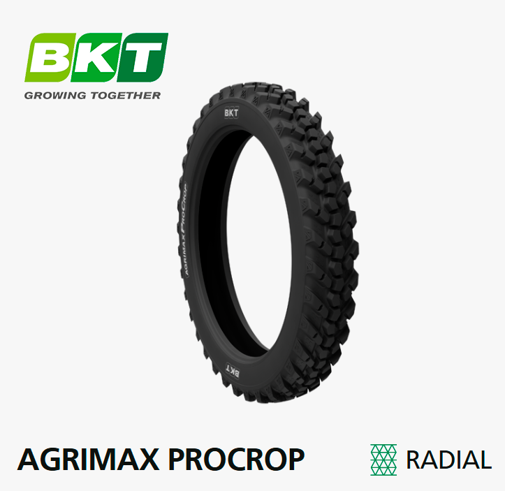 Сделано в BKT: шина AGRIMAX PROCROP разработана специально для современных сельскохозяйственных машин, используемых для орошения полей и возделывания пропашных культур