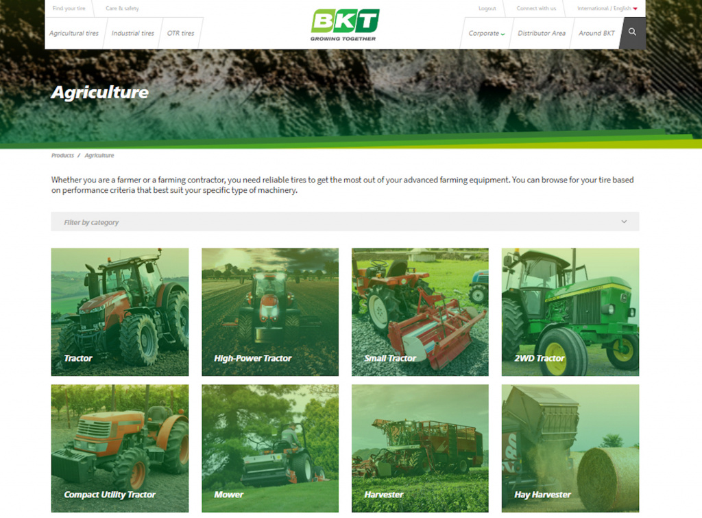 Сайт www.bkt-tires.com — это окно в мир BKT Сайт www.bkt-tires.com — это окно в мир BKT